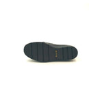 Mocassini donna con zeppa in pelle