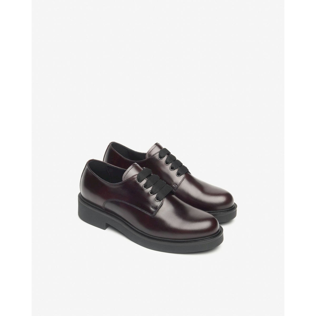 Stringate donna in pelle