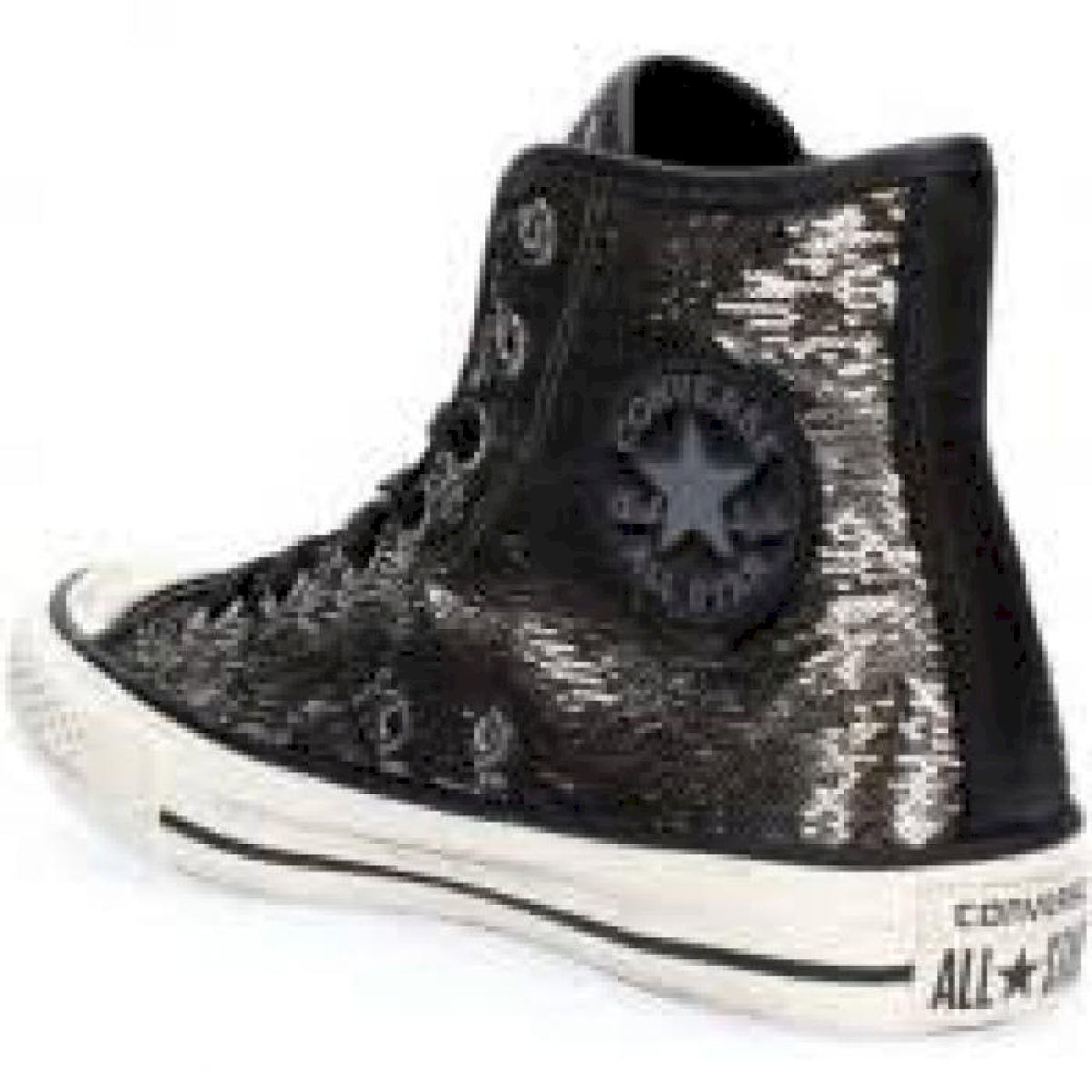 All star sequins distressed