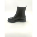 Mosca chelsea in pelle f.do carroarmato con cerniera