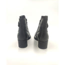 Brenda tronchetto in pelle con tacco e cerniera