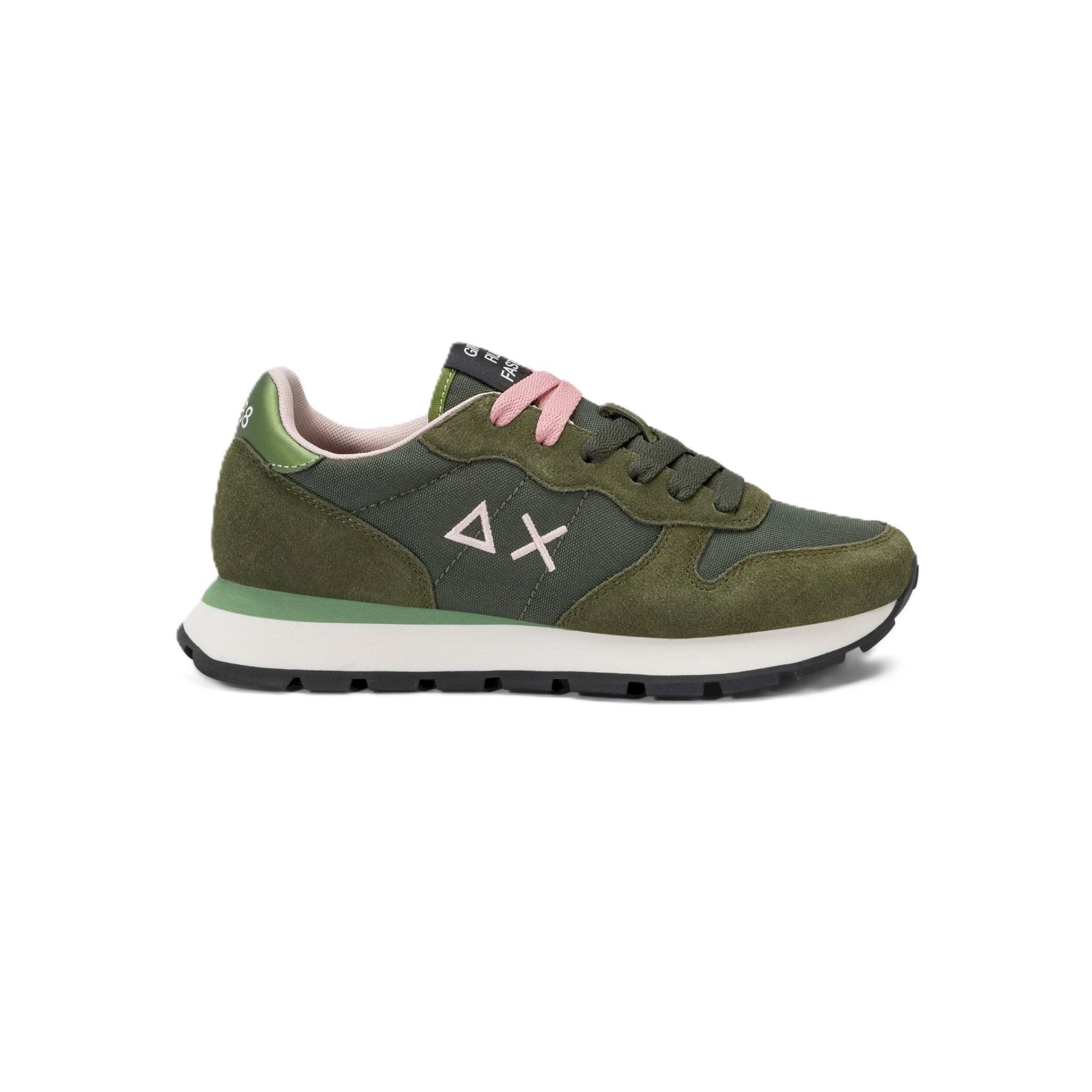 Sneaker ally solid in nylon e suede