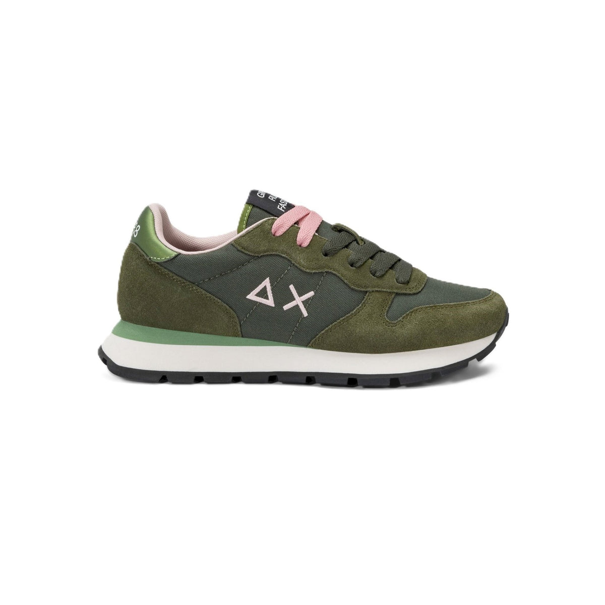Sneaker ally solid in nylon e suede