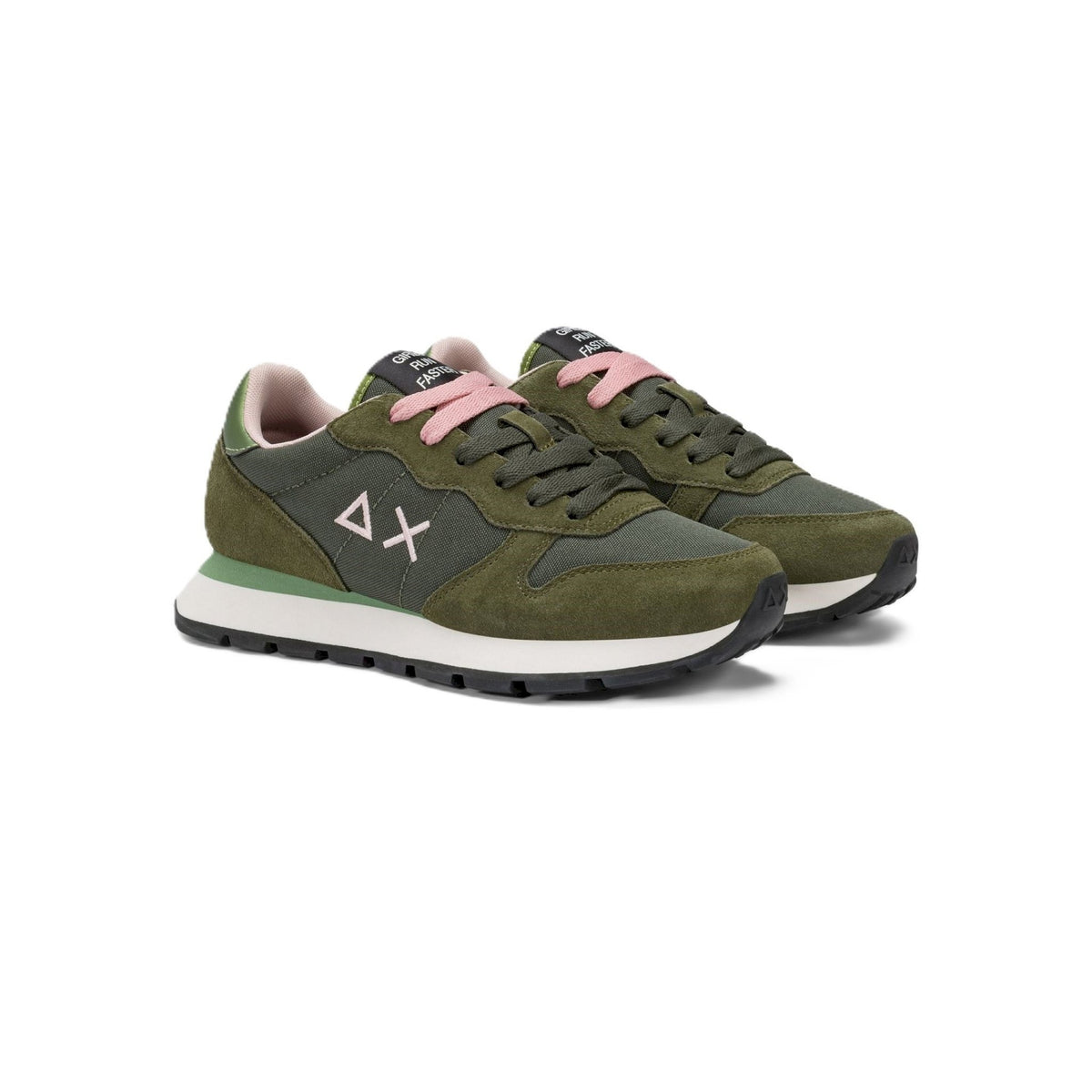 Sneaker ally solid in nylon e suede