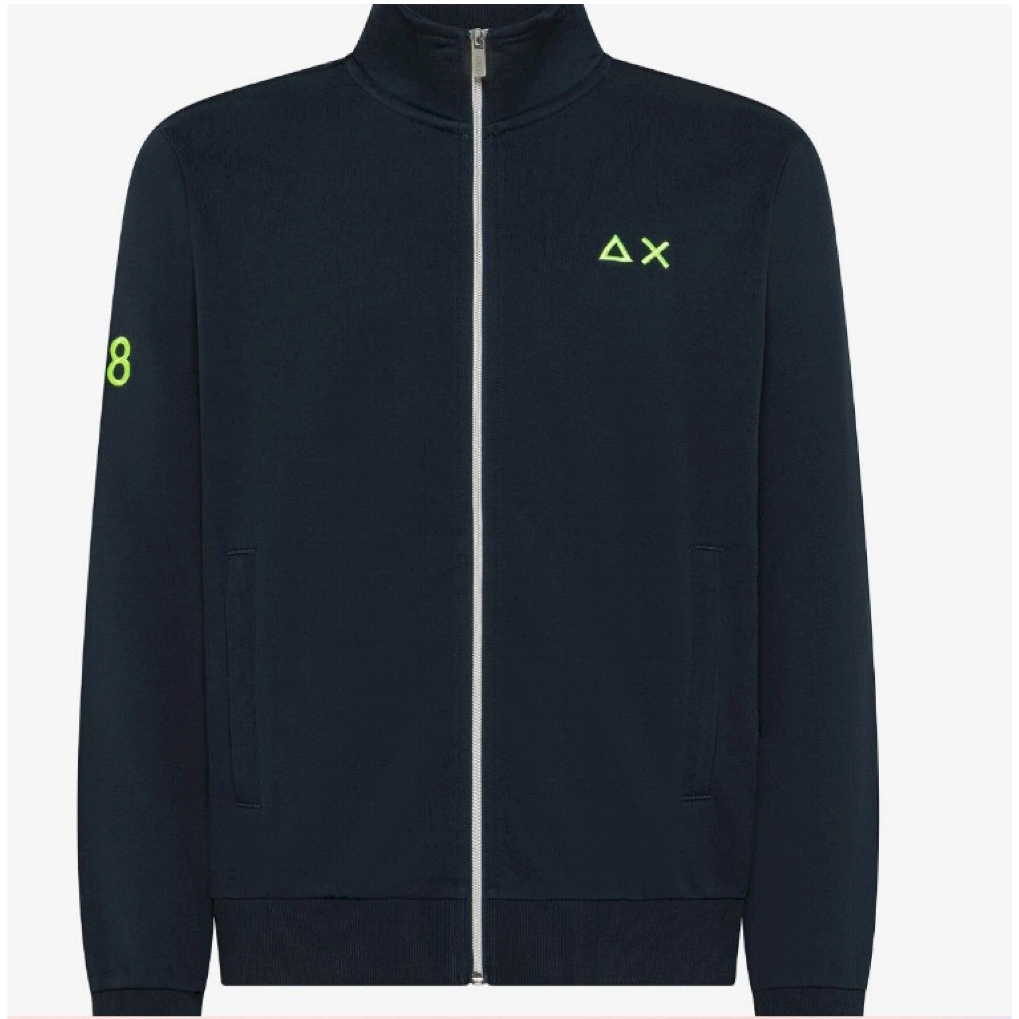 Track zip sun68 fluo basic fleece