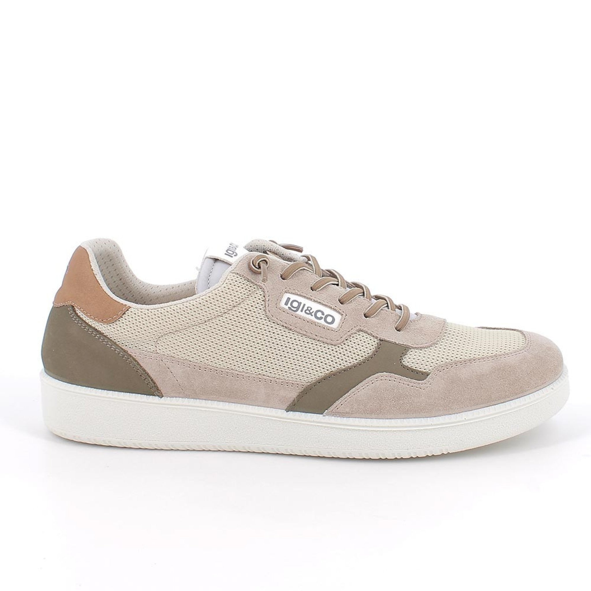 Sneakers da uomo blu con elastico