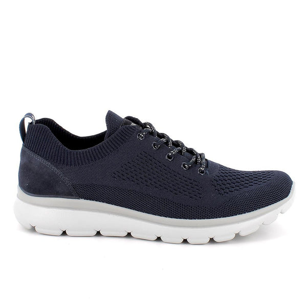 Sneakers da uomo blu con lacci