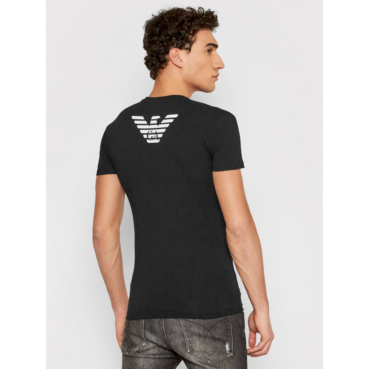 Armani maglia stampa aqula back