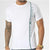 Armani t-shirt girocollo stampa verticale
