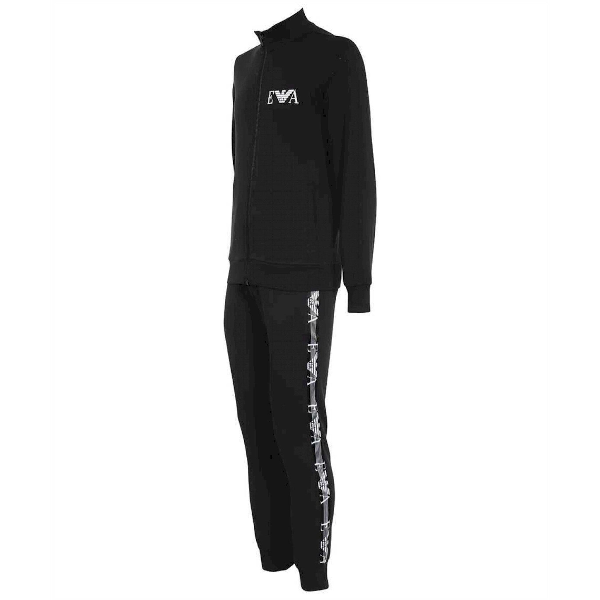Armani tuta in felpa fullzip banda
