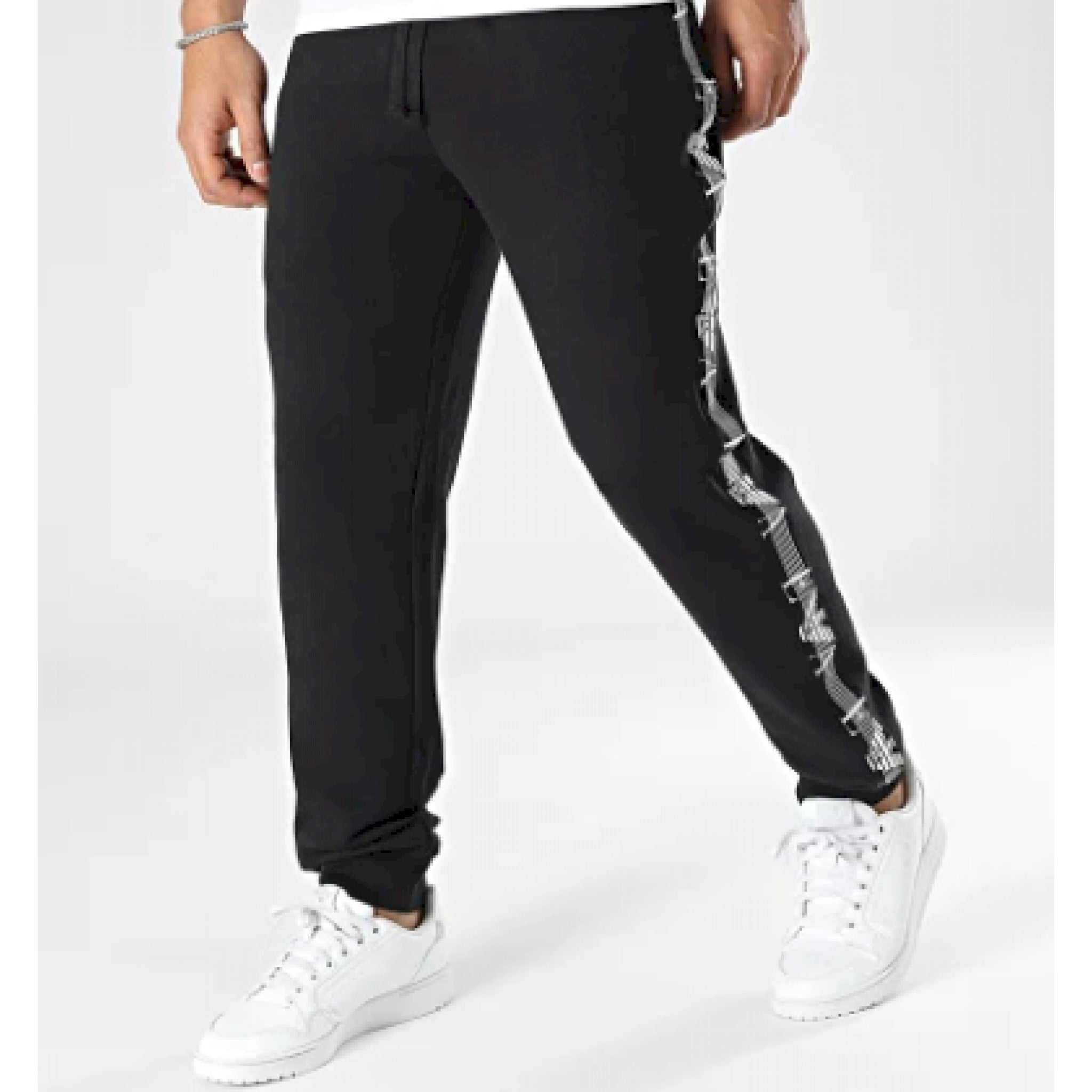 Armani pantalone bandato cotone