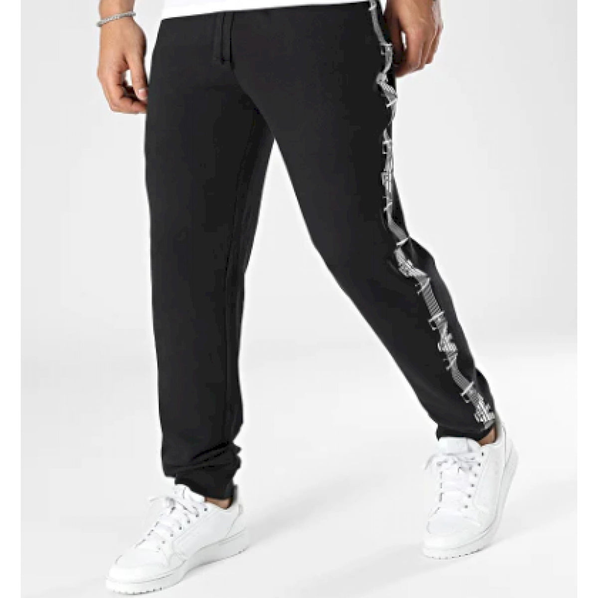 Armani pantalone bandato cotone