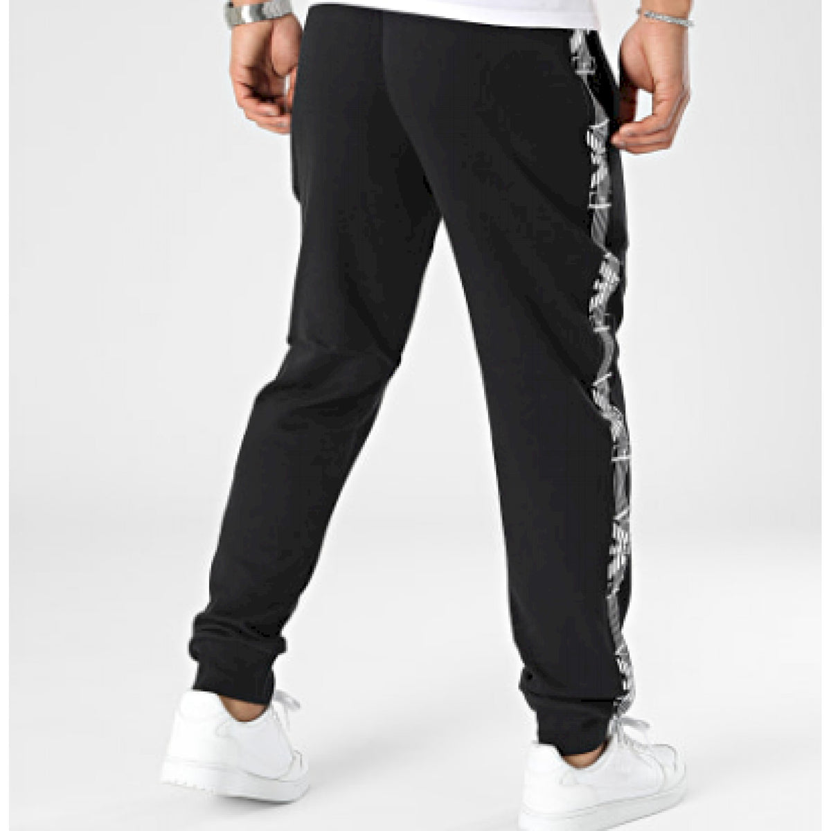 Armani pantalone bandato cotone