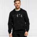 Armani felpa cappuccio scritta