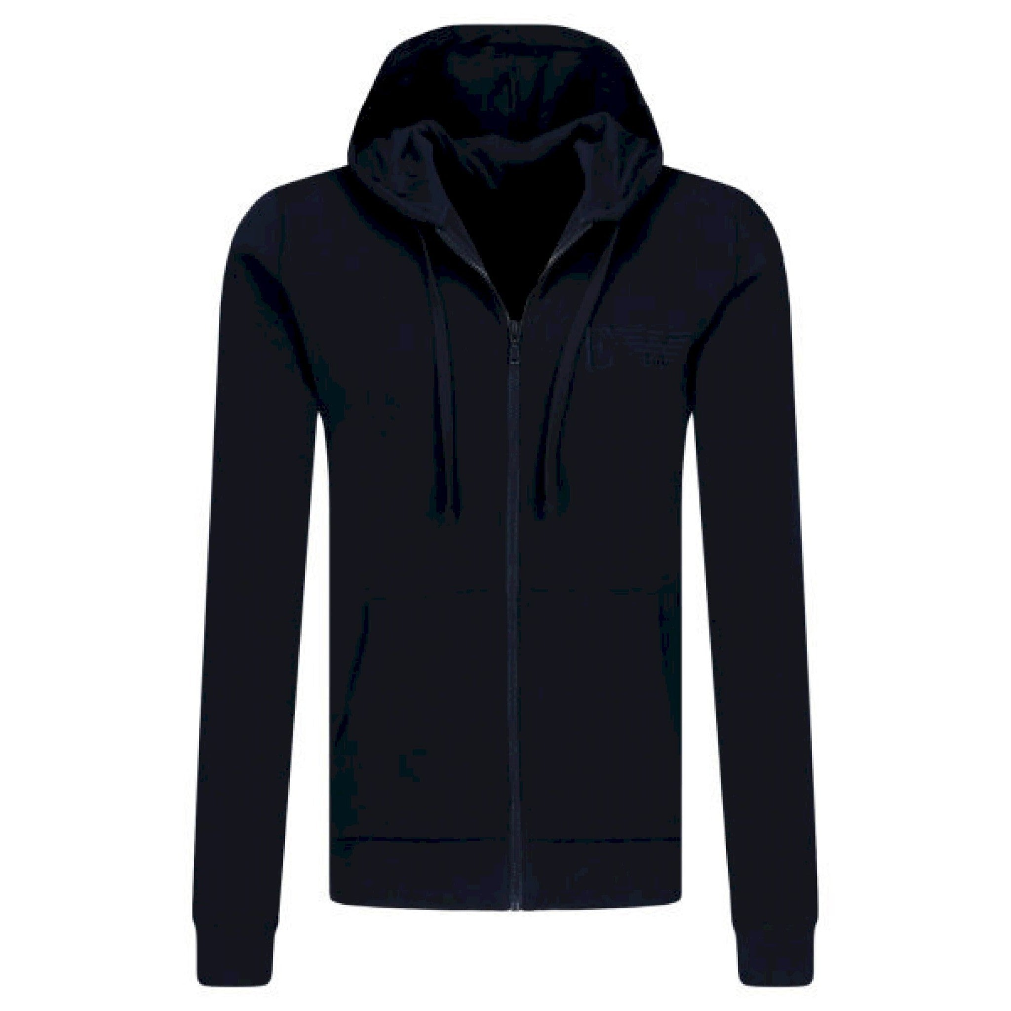 Armani felpa fullzip cappuccio