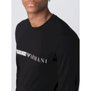 Armani maglia manica lunga scritta
