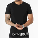 Armani t-shirt scritta in basso grande