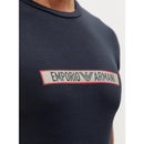 Armani underwear t-shirt scritta centrale