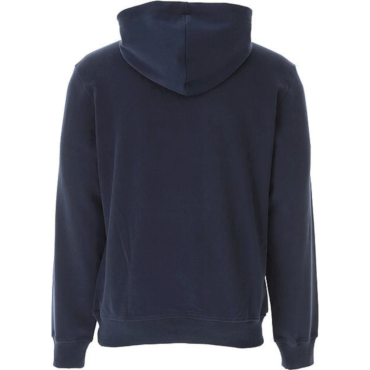 Armani felpa cappuccio ricamo centrale