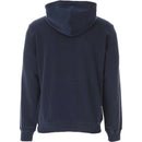 Armani felpa cappuccio ricamo centrale