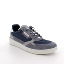 Sneakers da uomo blu con elastico