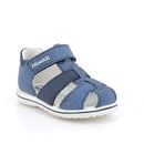 Sandali da bambino celeste e blu con strap