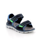 Sandali da bambino blu e celeste con strap