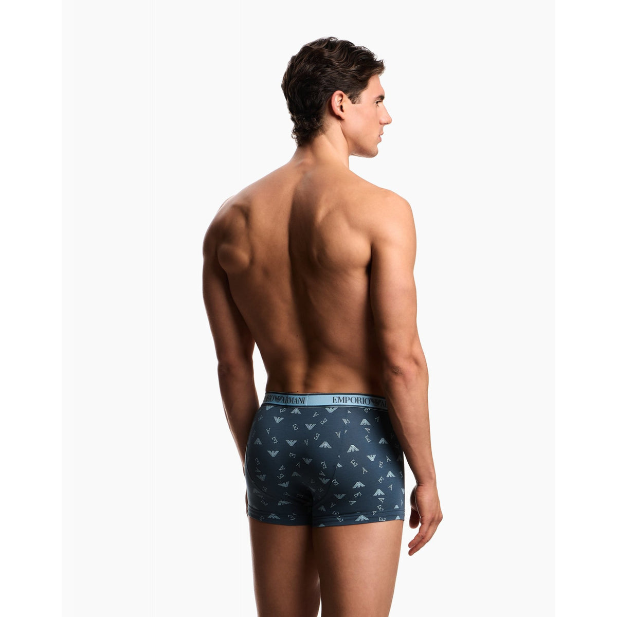 Pack 3 parigamba core logoband emporio armani underwear in cotone elasticizzato