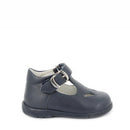 Scarpa in pelle per bambino blu