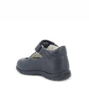 Scarpa in pelle per bambino blu