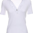Polo mezza manica con ruche