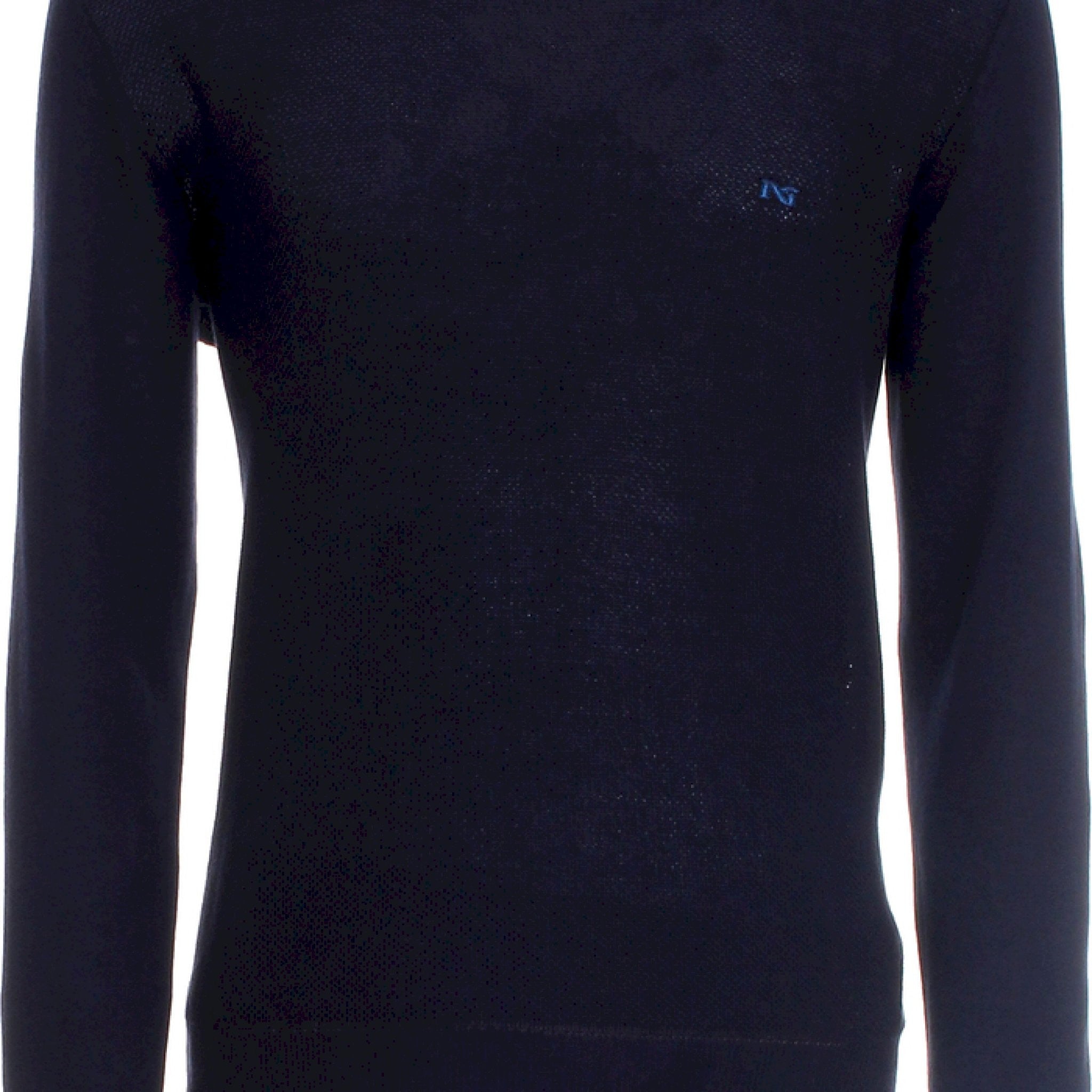 Maglione collo v lavorato