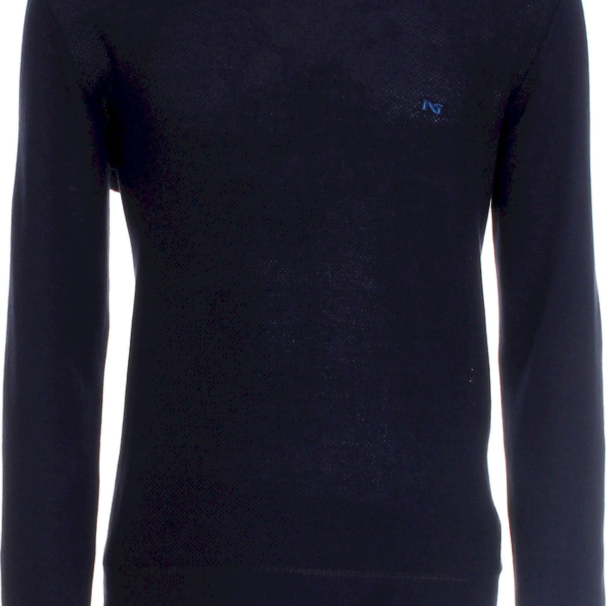 Maglione collo v lavorato