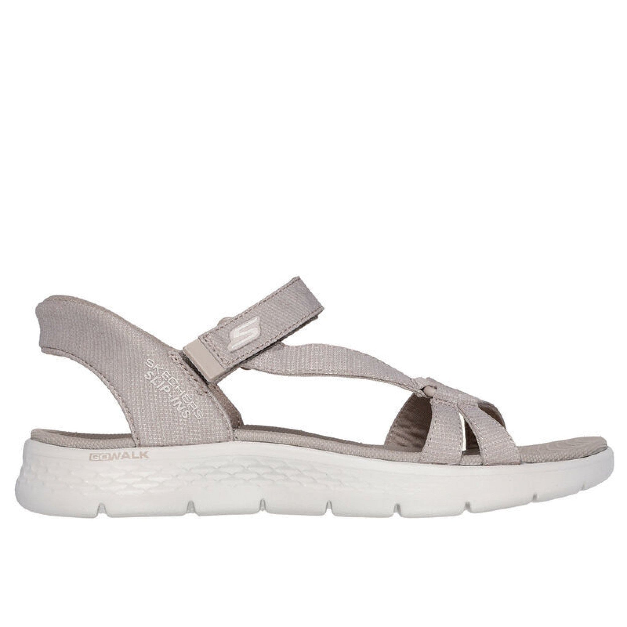 Skechers slip-ins: go walk flex sandal - illuminate