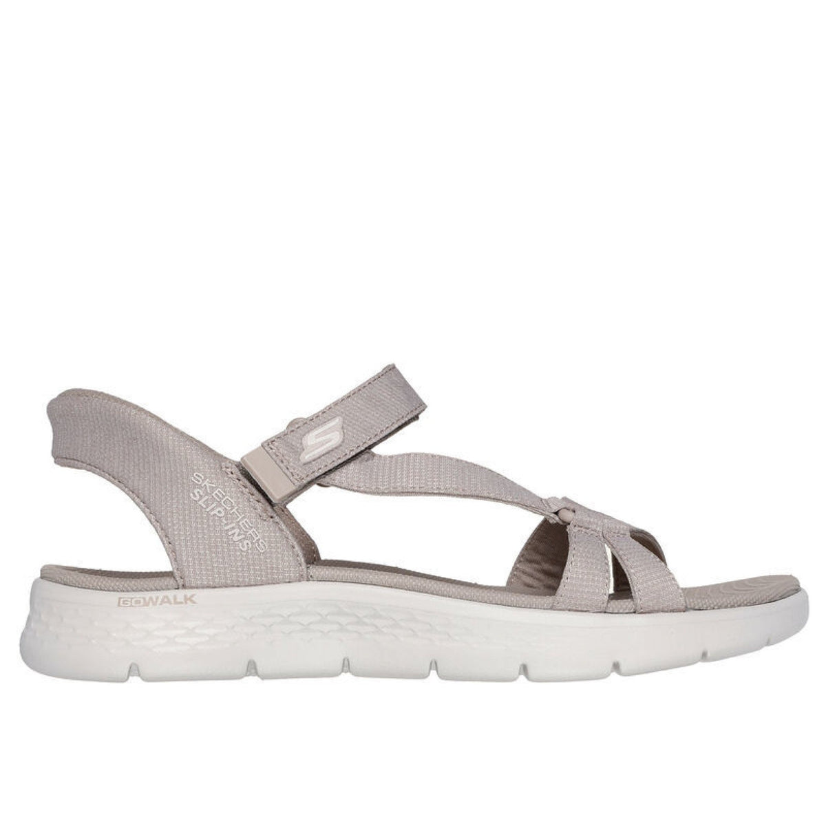 Skechers slip-ins: go walk flex sandal - illuminate