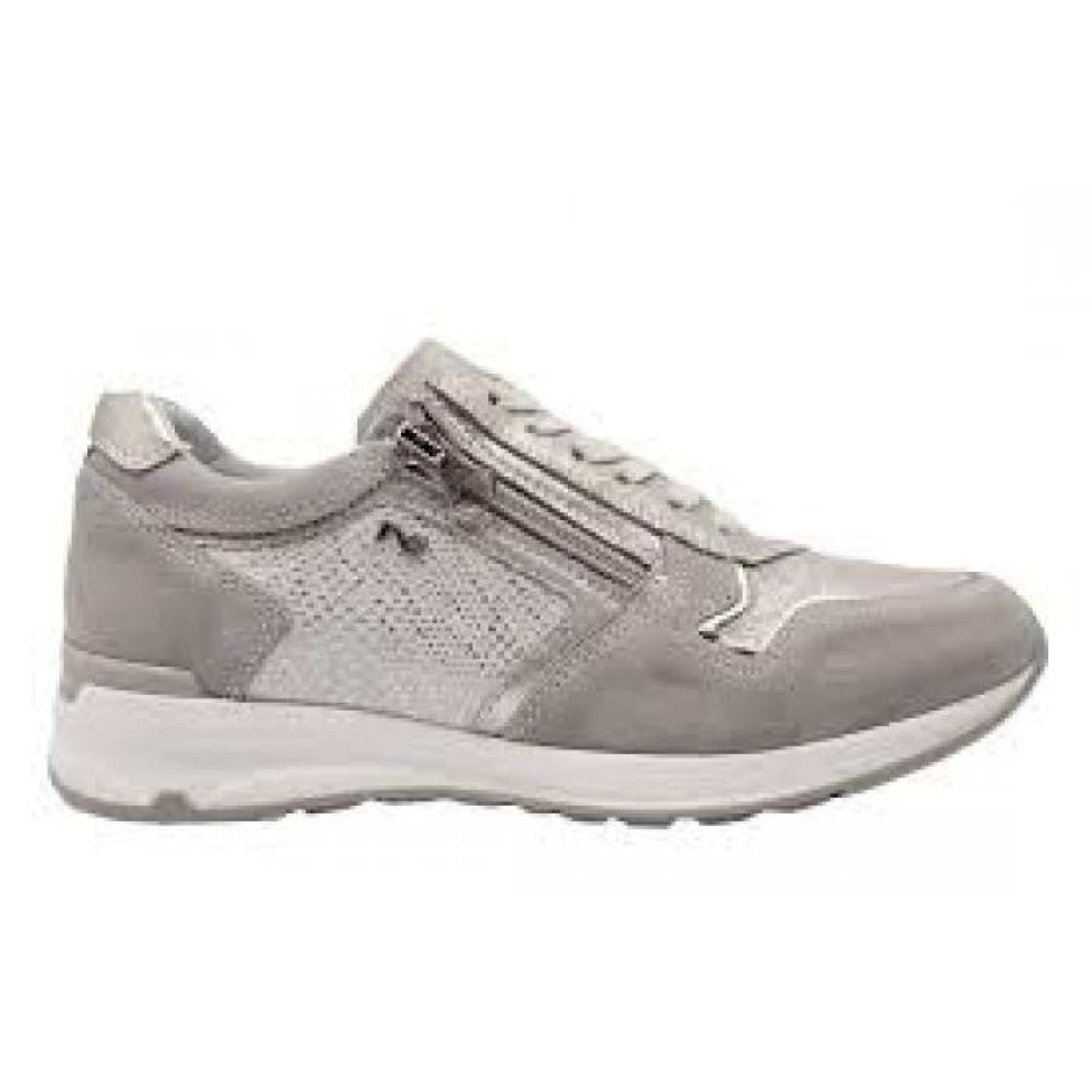 Sneakers lacci e cerniera