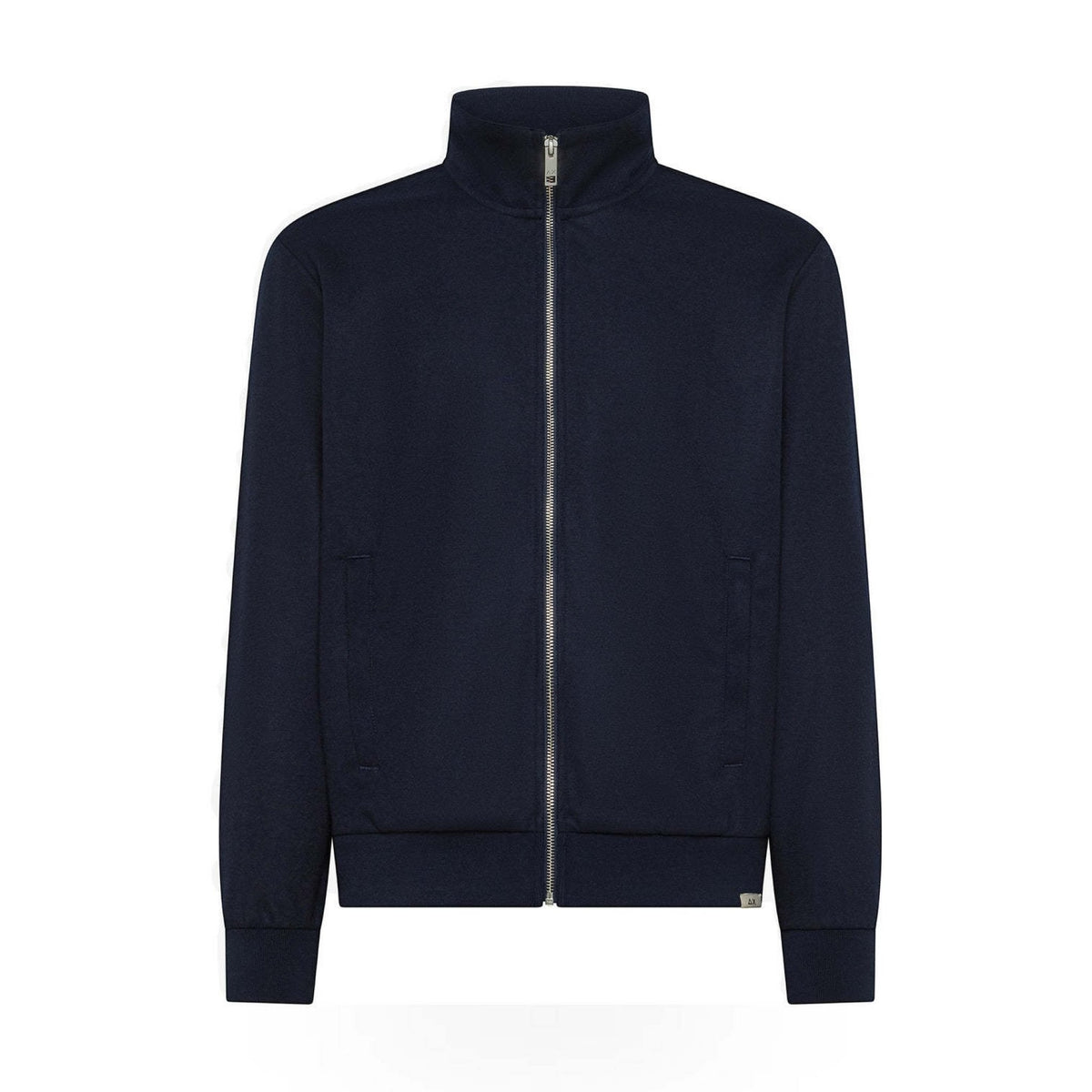 Sun 68 - felpa sun 68 in lana e cotone con zip