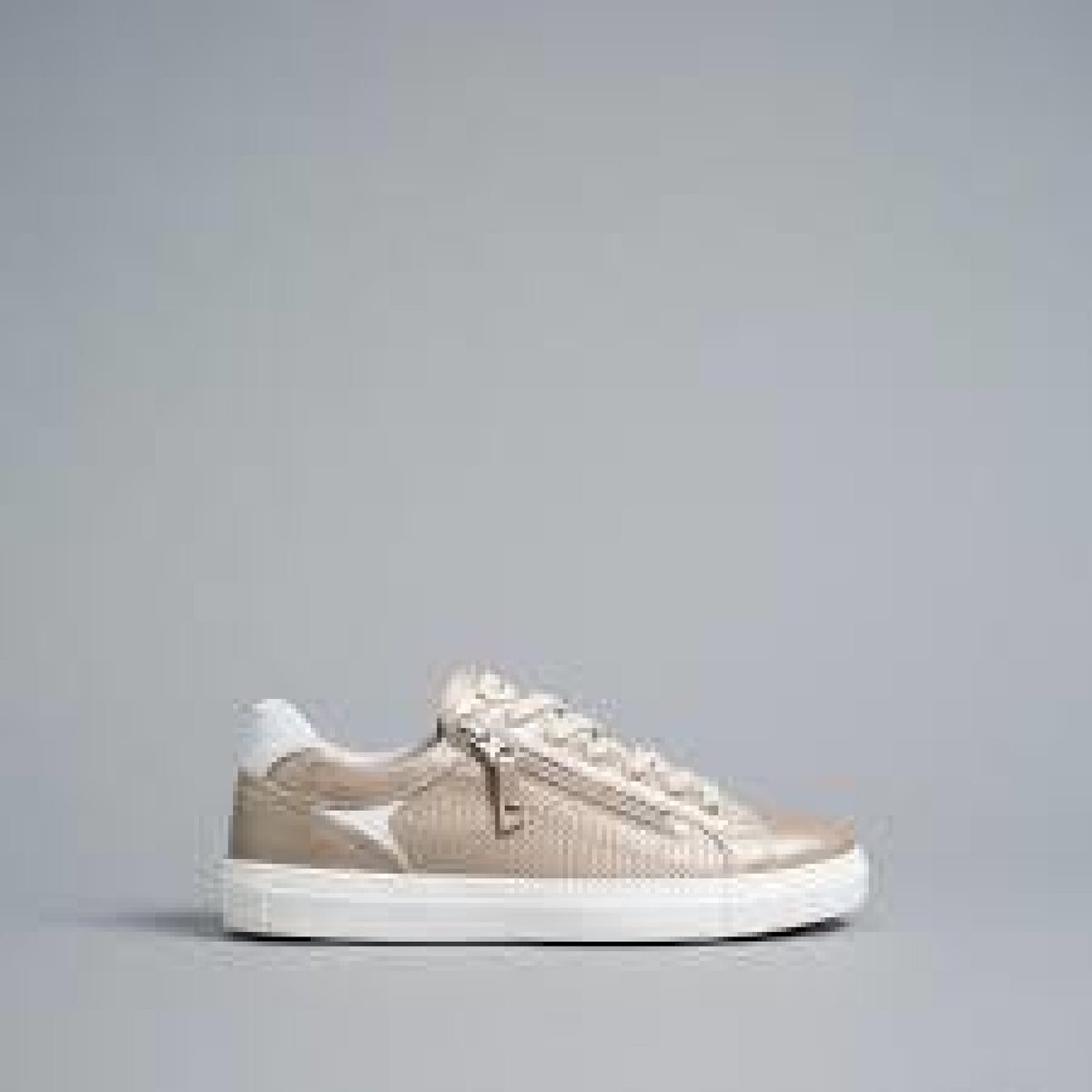 Sneaker traforata c/cerniera