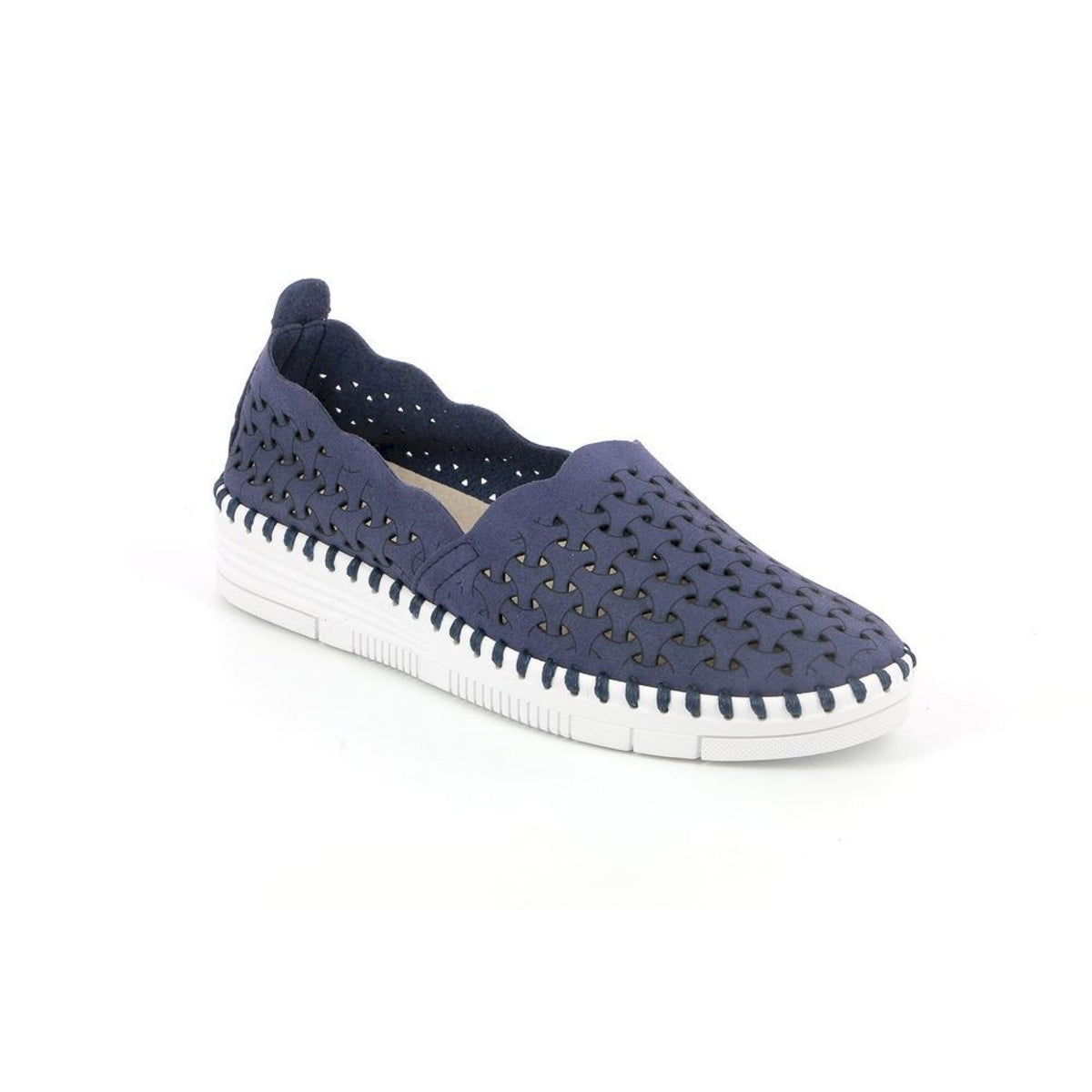 Slip on vivy con foratura a motivo