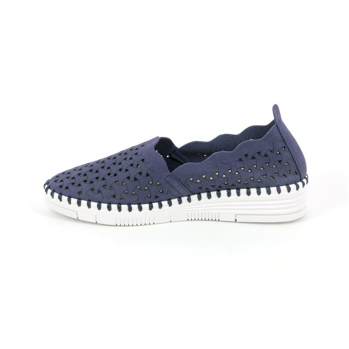 Slip on vivy con foratura a motivo