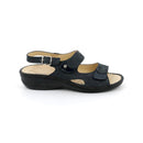 Sandalo dara  comfort con doppia chiusura a strappo