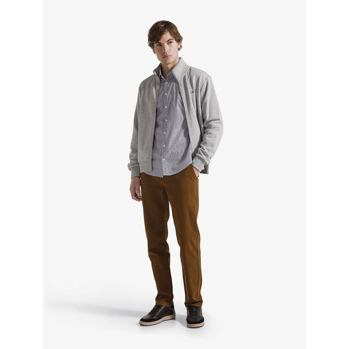 Sun 68 - sun 68 camicia in cotone a righe