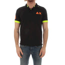 Sun68 polo logo fluo