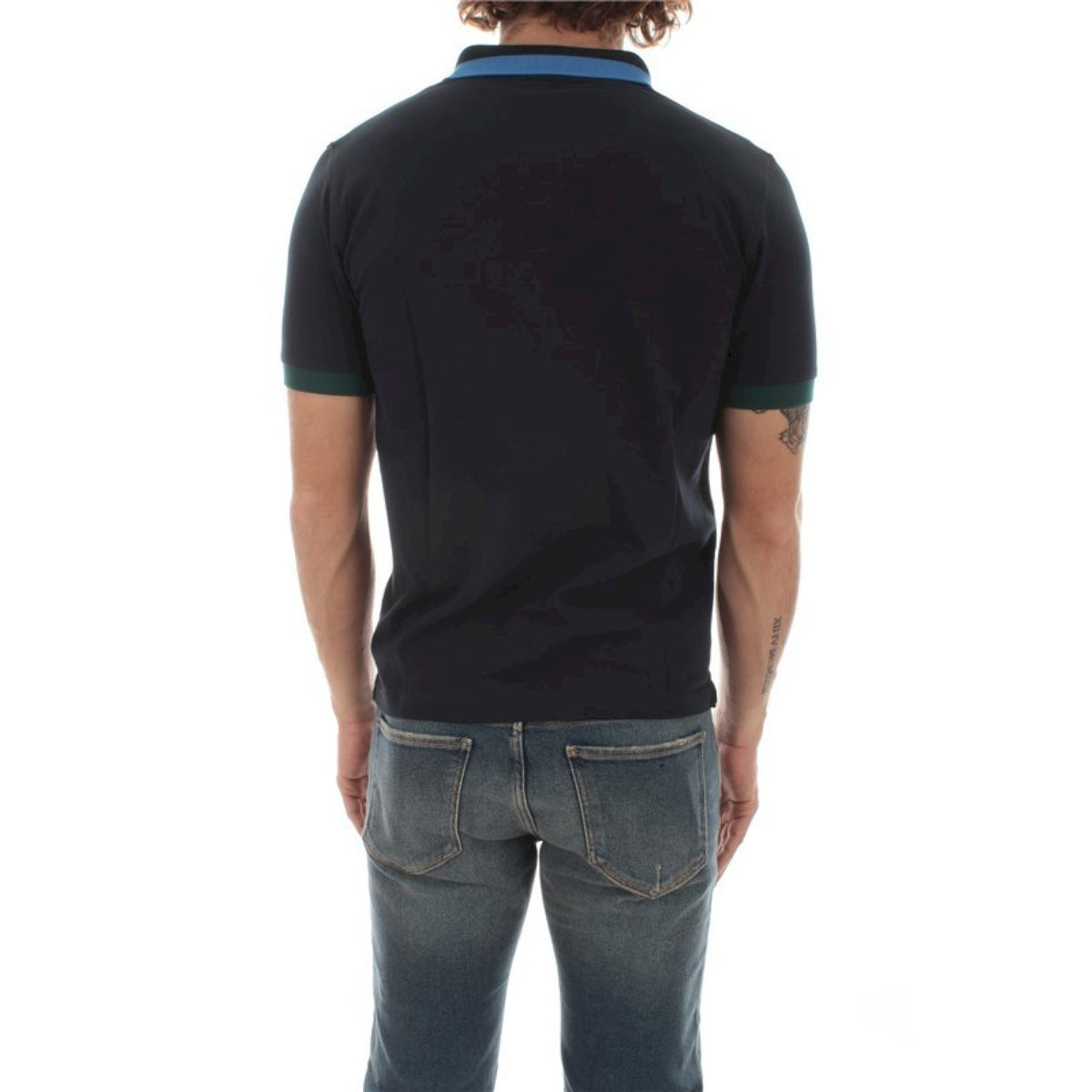 Sun68 polo big strikes on collar