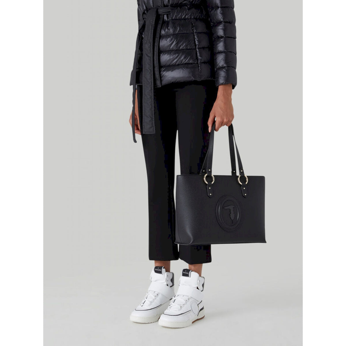 Trussardi shopper stampa cervo