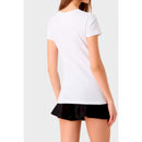 Armani t-shirt scritta brillantini