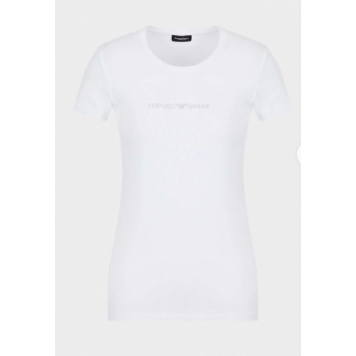 Armani t-shirt scritta brillantini
