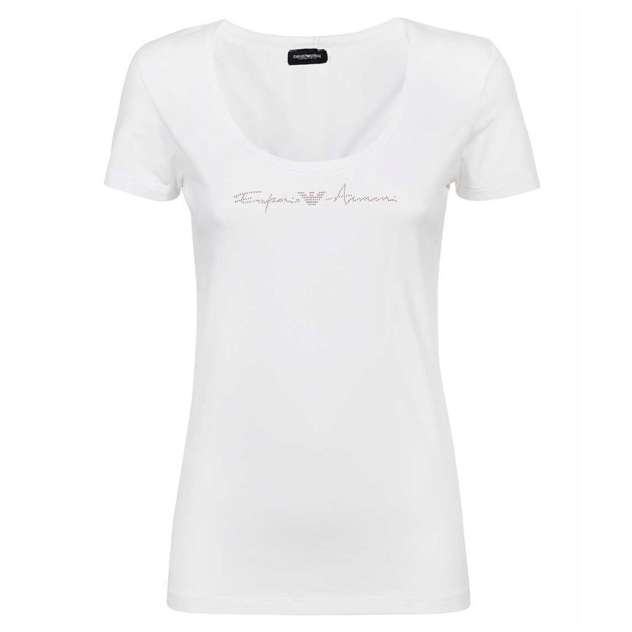 Armani t-shirt brillantini scoll