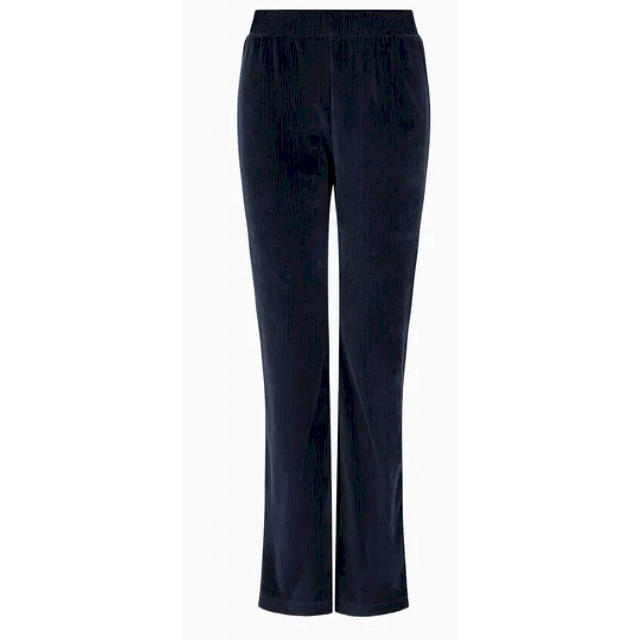 Armani pantaloni palazzo velour a coste