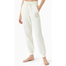 Armani pantaloni jogger  in felpa con patch logo